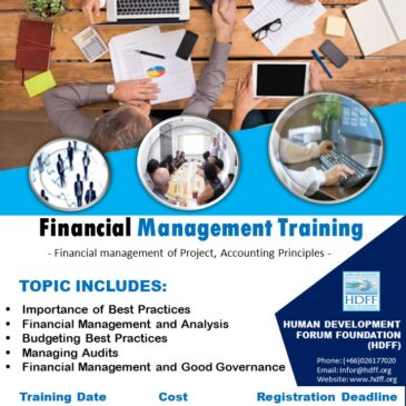 อบรมการบริหารทางการเงิน Financial Management Training