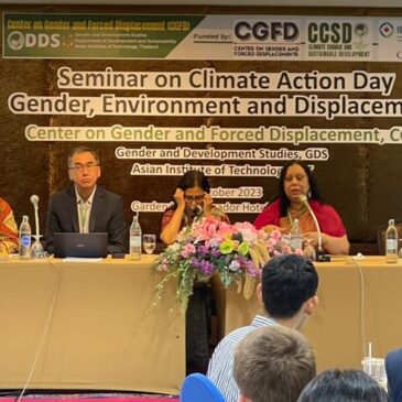 HDFF team attended the seminar “Climate Action Day: Gender, Environment and Displacements” hosted by the Gender and Development Studies (GDS) of Asian Institute of Technology (AIT)